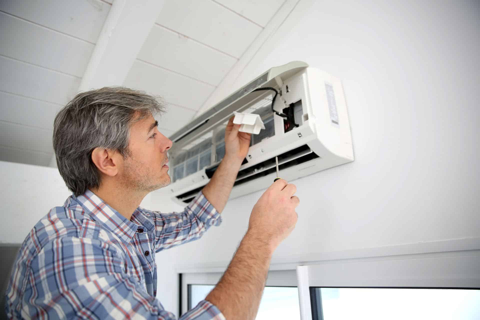 Expert performing HVAC Repair