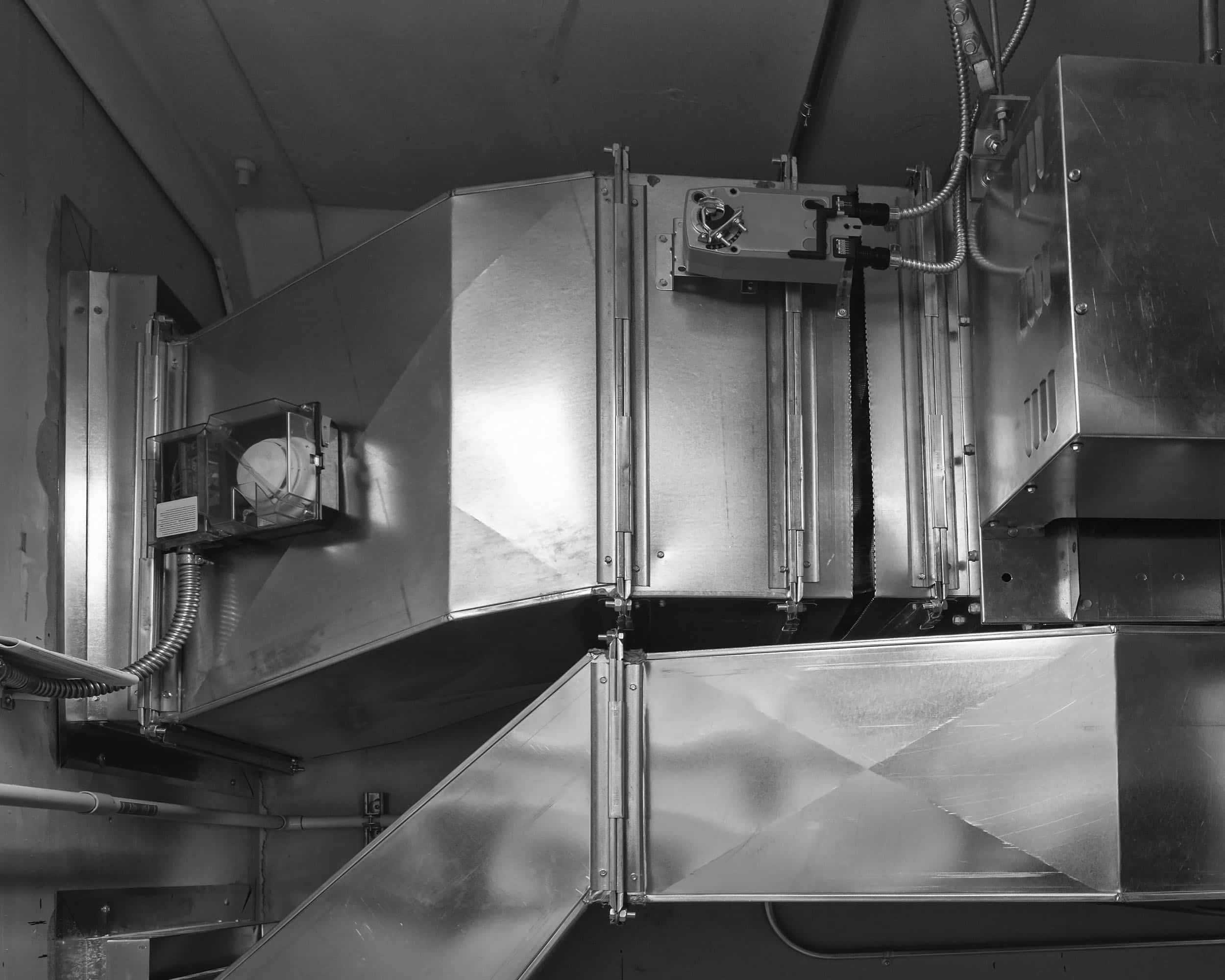 ductwork with damper