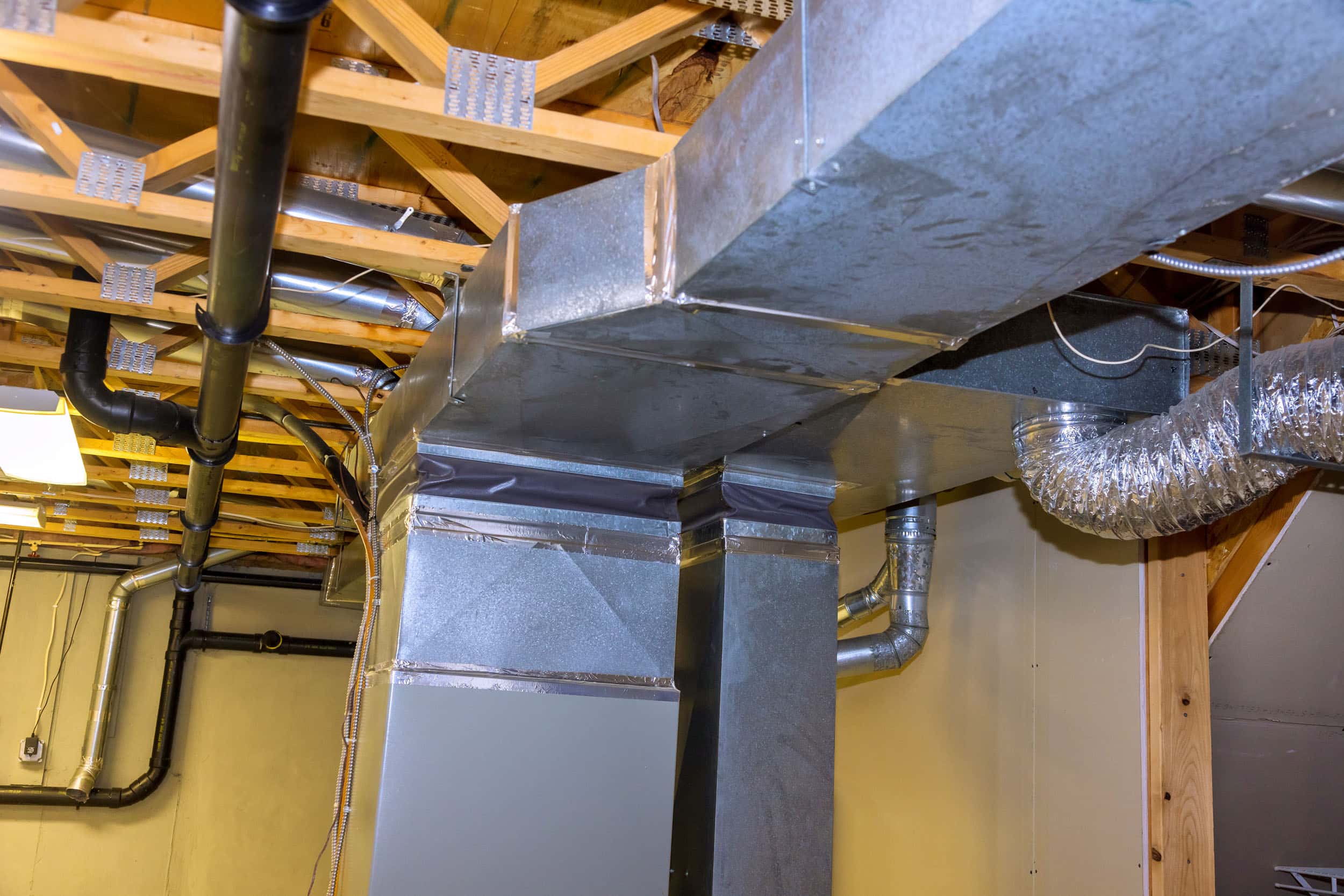 new ductwork installation