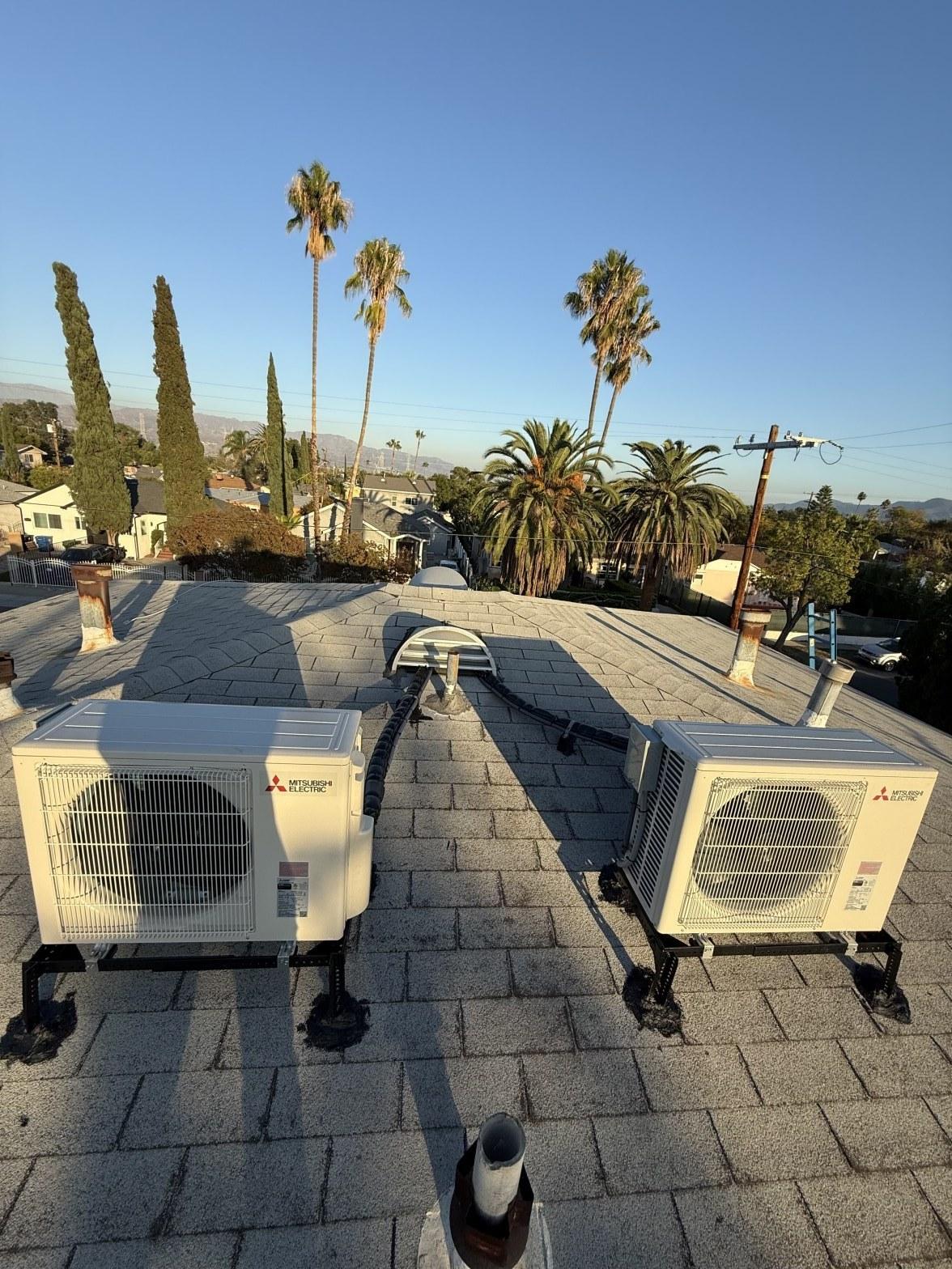 Completed ac repair work at Shalom Heating & Air
