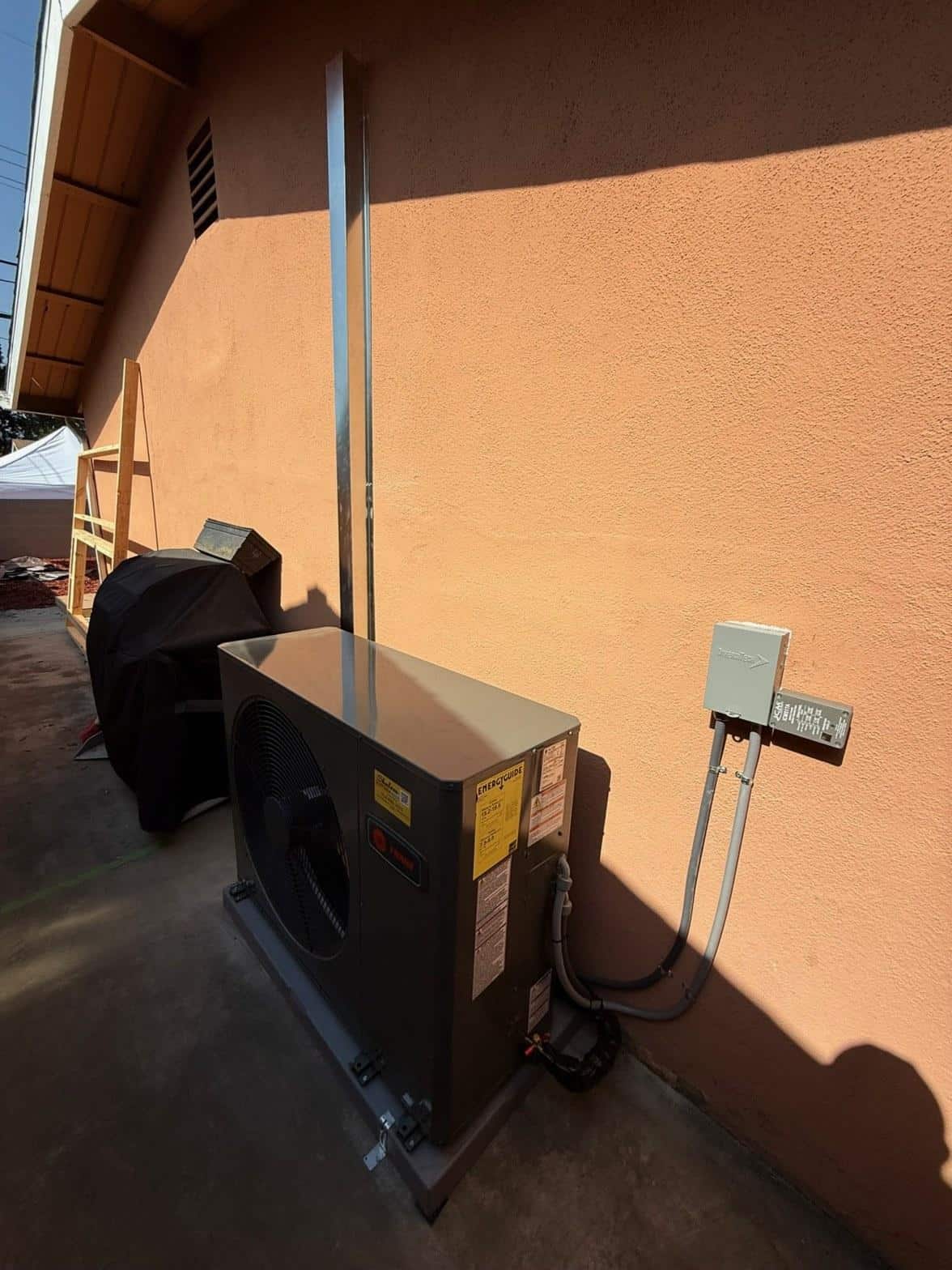Completed ac repair work at Shalom Heating & Air
