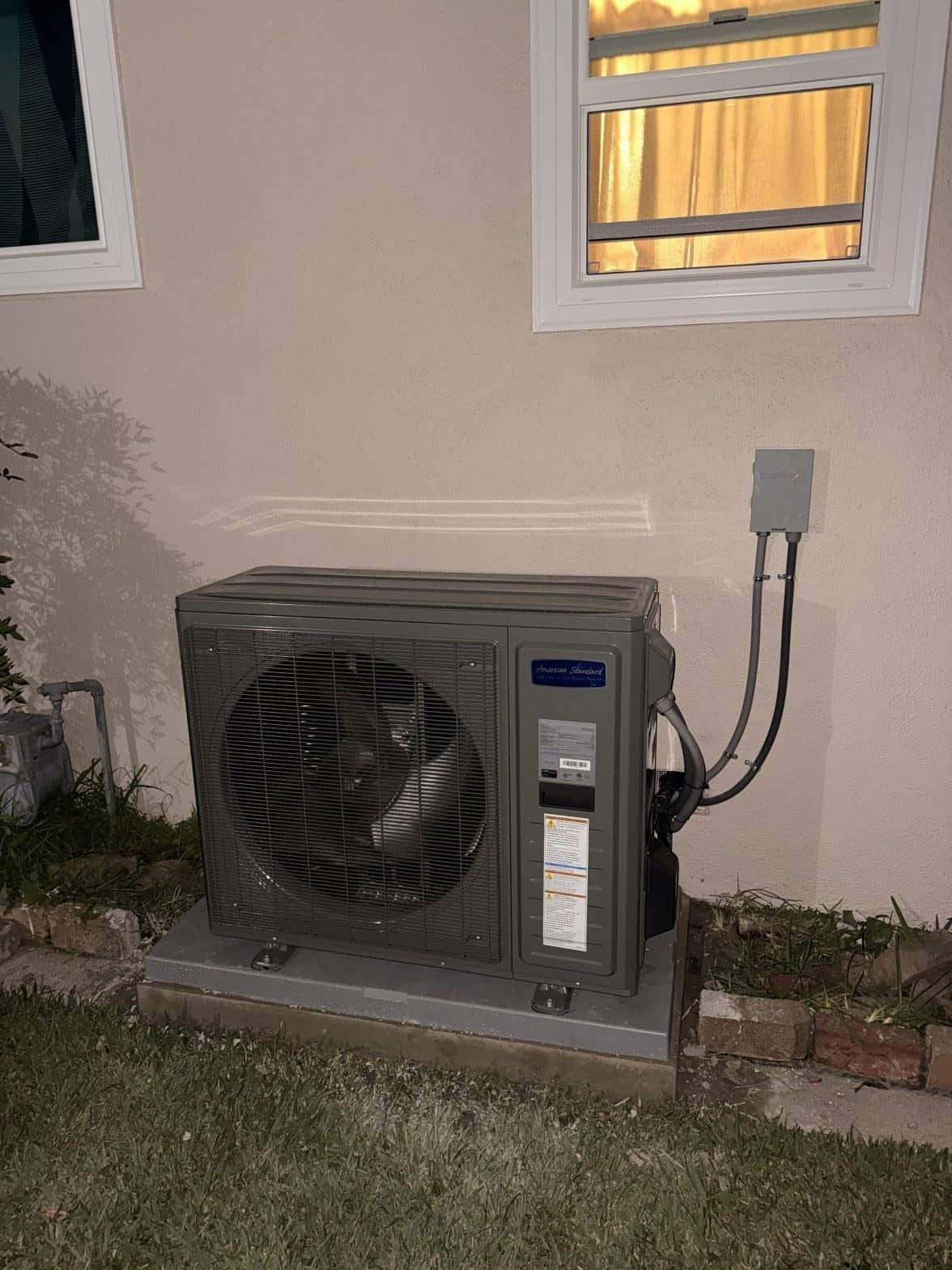 Completed ac repair work at Shalom Heating & Air