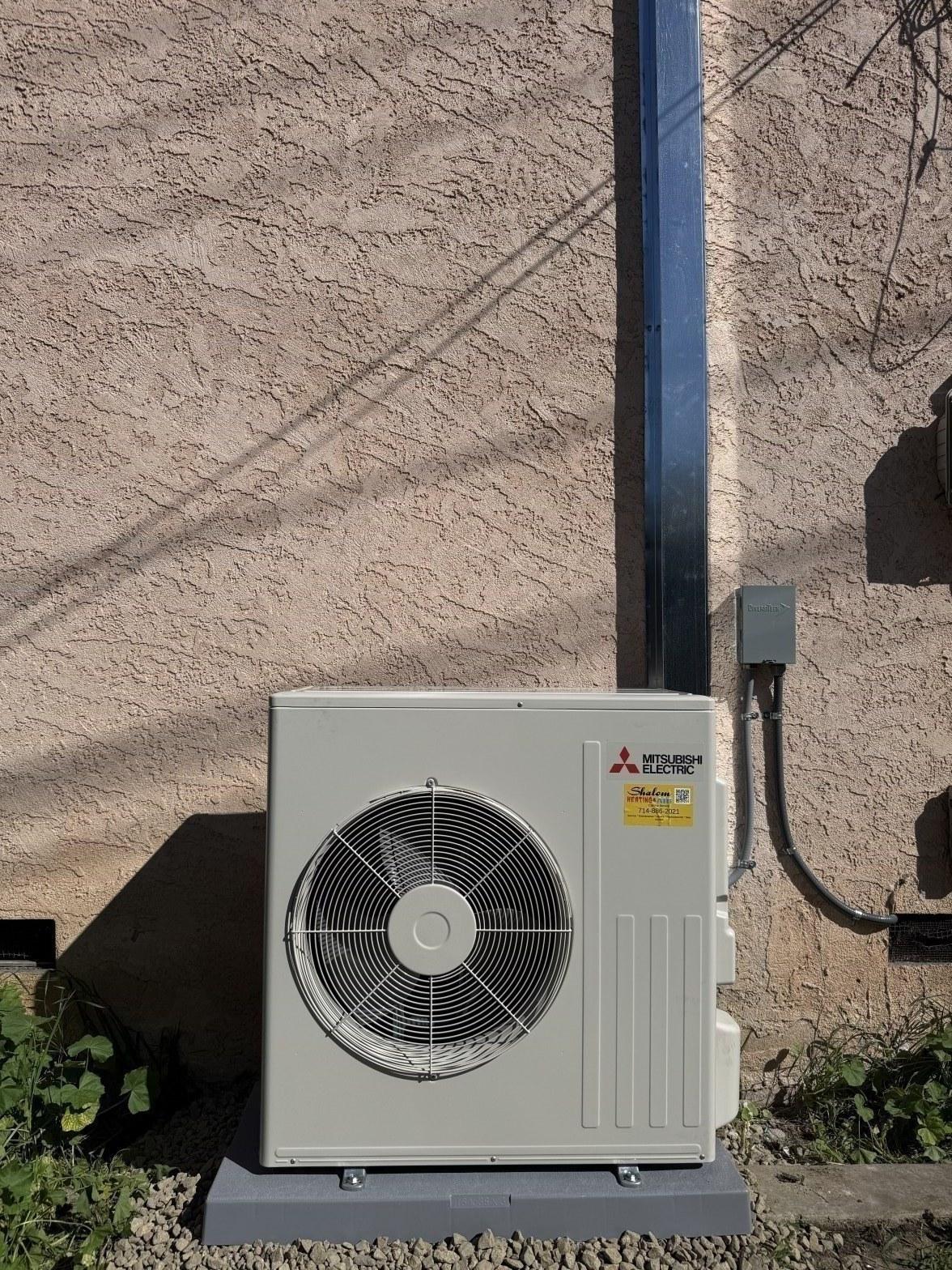 Completed ac repair work at Shalom Heating & Air