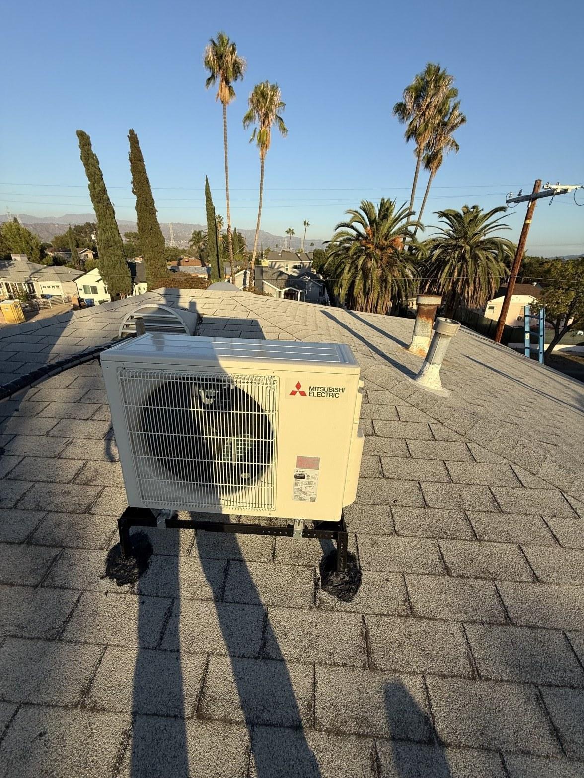 Completed ac repair work at Shalom Heating & Air