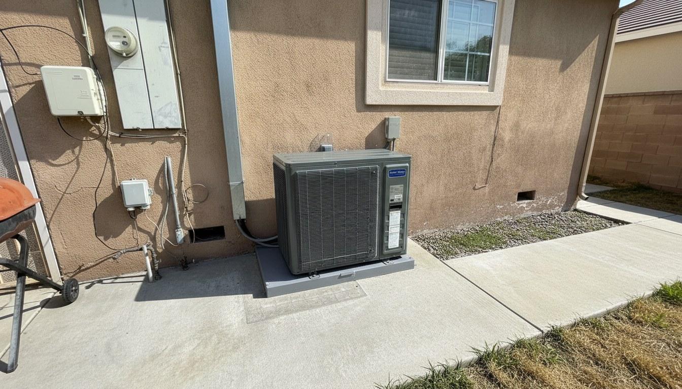 Completed air conditioning installation repair maintenance work at Shalom Heating & Air
